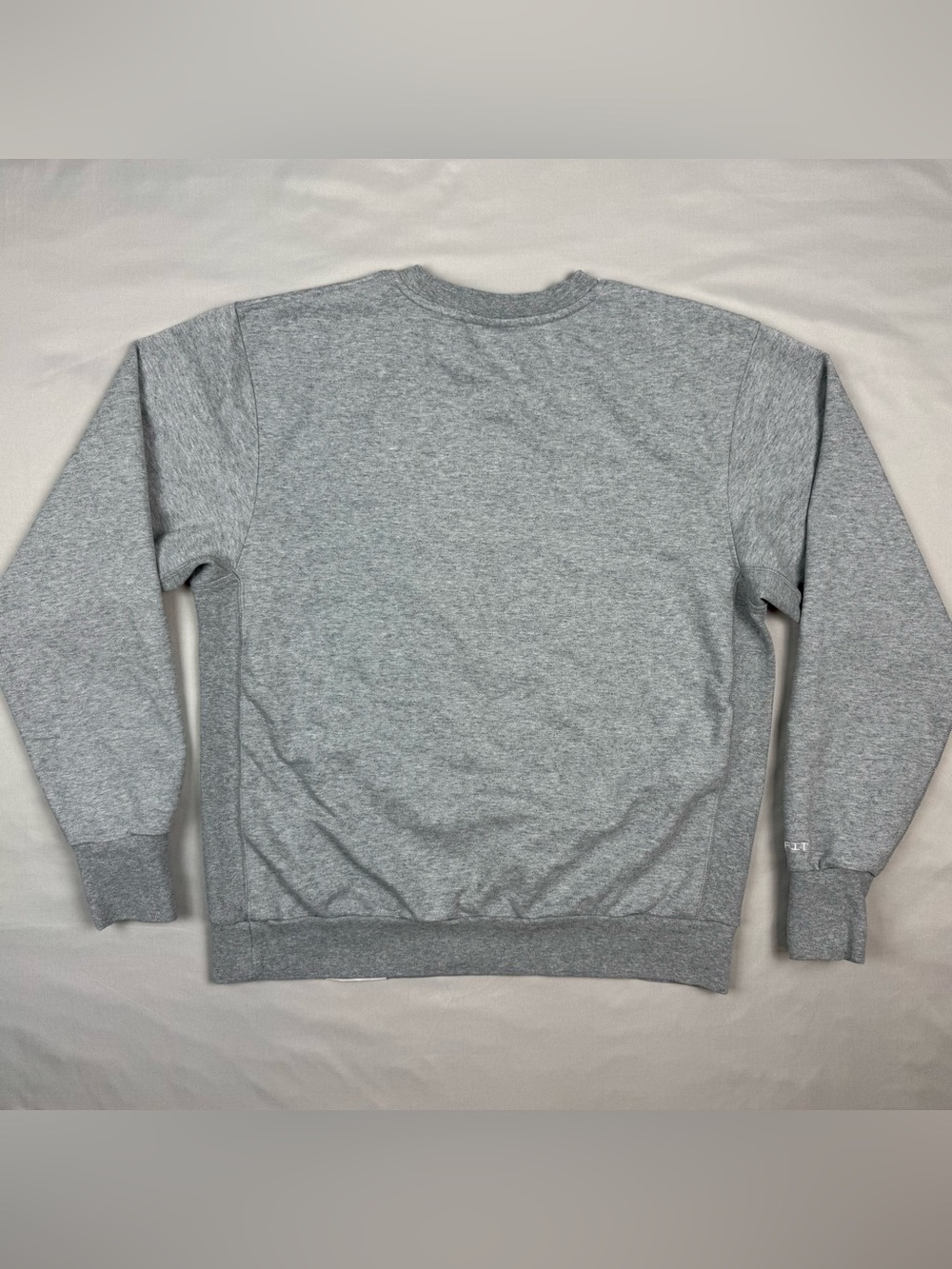 Nike Duke Blue Devils Mens Standard Issue Crewneck Sweatshirt Sz Medium Grey A7 - Picture 2 of 9